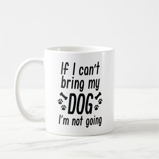 私の犬のコーヒーマグを持って来る コーヒーマグカップ (左)