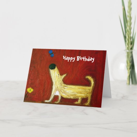 私の犬のジェイク カード (正面)