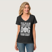 私の犬のプードルで混乱を避ける Tシャツ (正面フル)