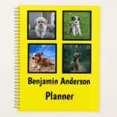 私の犬の写真をプランナー プランナー手帳 (正面)