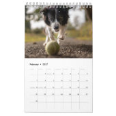 私の犬の写真を毎月白くする カレンダー (2月 2027)