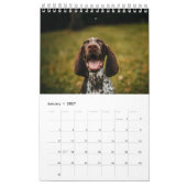 私の犬の写真を毎月白くする カレンダー (1月 2027)