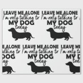 私の犬の包み紙 ラッピングペーパー (フラット)