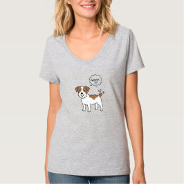 私の犬の方があなたよりよく聞いてくれる 面白い犬好きグッズ Tシャツ
