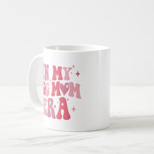 私の犬の母の時代の溝深い母の日の女性の母の生活 コーヒーマグカップ (正面左)