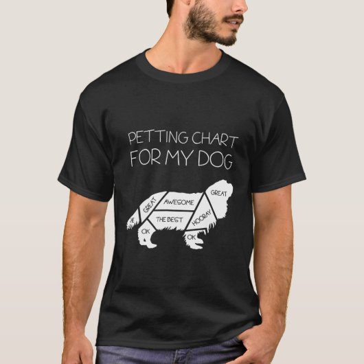 私の犬の王チャールズ・カバリエスパのペットの地図 Tシャツ (正面)