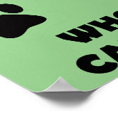 私の犬の飼い主のサインおもしろいポスターことわざに話す ポスター (角)