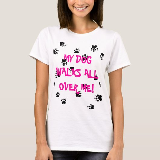 私の犬のTシャツ Tシャツ (正面)