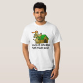 私の犬はあなたのより頭が切れる…です Tシャツ (正面フル)