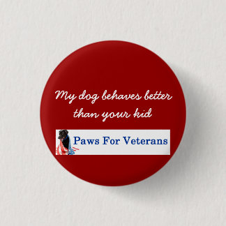 私の犬はあなたの子供ボタンよりよくします 缶バッジ