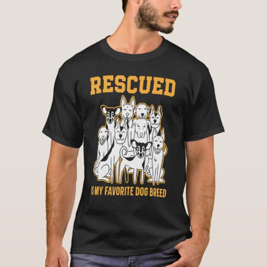 私の犬はお気に入りの動物を助ける Tシャツ (正面)