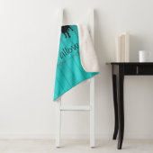 私の犬はそれをシェルパ毛布を許可しない – ティール（緑がかった色） シェルパブランケット (インサイチュ)