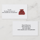 私の犬はまだ私を名刺愛します 名刺 (正面/裏面)