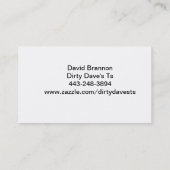 私の犬はまだ私を名刺愛します 名刺 (裏面)