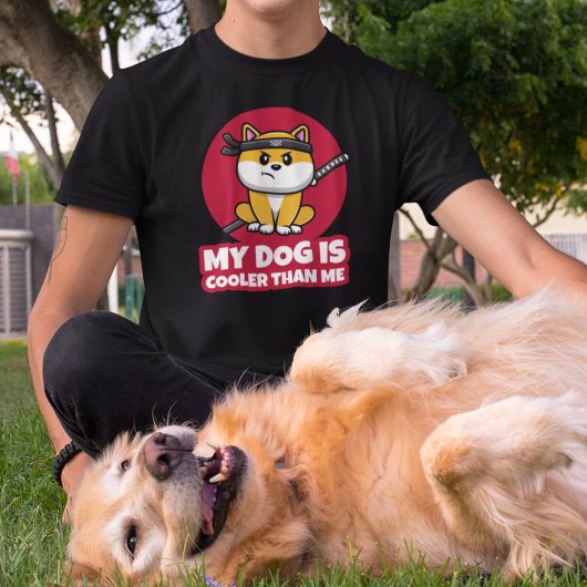 私の犬はクール私の忍者よおもしろい Tシャツ