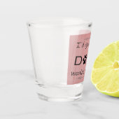 私の犬はグラスを打つことを許さなかった ショットグラス (左)