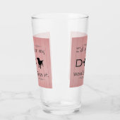 私の犬はグラスを飲むことを許さなかった タンブラーグラス (左)