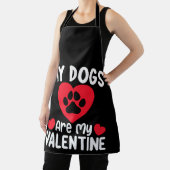 私の犬はバレンタインデーの愛犬おもしろいである エプロン (インサイチュ)