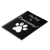 私の犬はパウエソームだ! ノートブック (左側)