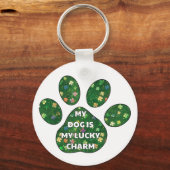 私の犬はラッキー チャーム キーホルダー (正面)