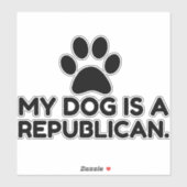 私の犬は共和党だ シール (シート)