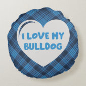 私の犬は君のクール犬より ラウンドクッション (裏面)