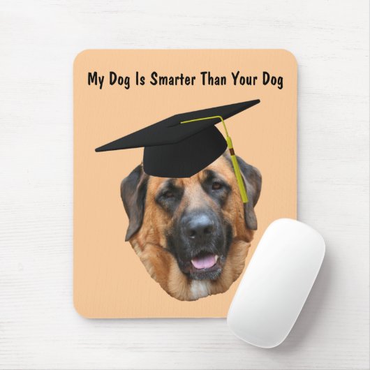 私の犬は君の頭が切れる犬よりも可愛い マウスパッド (マウス)