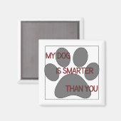 私の犬は君頭が切れるの気づかいだ マグネット (正面/裏面)