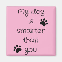 私の犬は四角い頭が切れる磁石だ