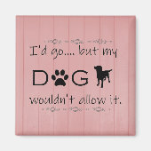 私の犬は磁石を許さなかった マグネット (正面)