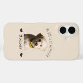 私の犬は私のバレンタイン – オーダーメイドペット Case-Mate iPhoneケース (裏面 (横))