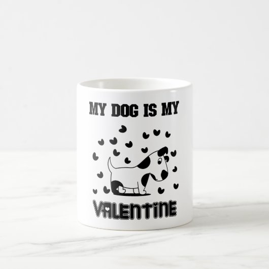 私の犬は私のバレンタイン コーヒーマグカップ (中央)