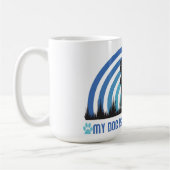 私の犬は私のバレンタイン コーヒーマグカップ (左)
