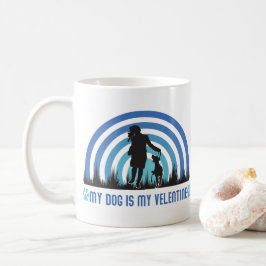 私の犬は私のバレンタイン コーヒーマグカップ