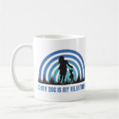 私の犬は私のバレンタイン コーヒーマグカップ (左)