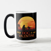 私の犬は私のバレンタイン モーフィングマグカップ (左)