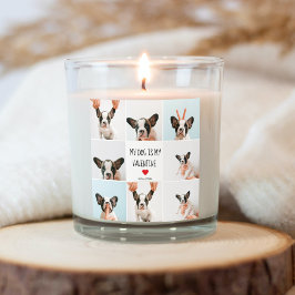 私の犬は私のバレンタイン |犬の写真2枚 スクエアシール