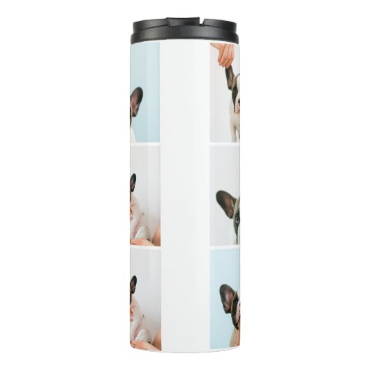 私の犬は私のバレンタイン |犬の写真2枚 タンブラー (裏面)