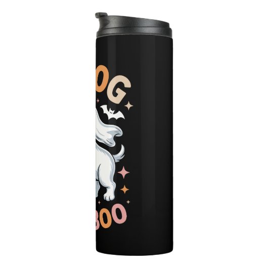 私の犬は私のブーがおかしいハロウィーンだ タンブラー (回転右)