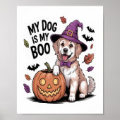 私の犬は私のブーのハロウィーンだ ポスター (正面)