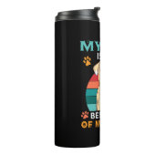 私の犬は私の最高の世界の熱的転落の一部である タンブラー (回転左)