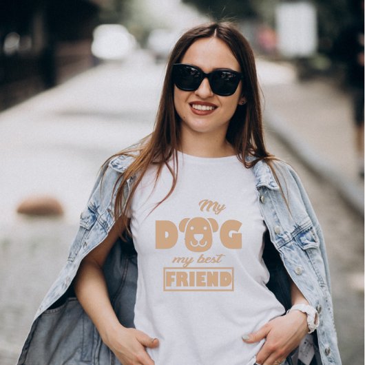 私の犬は私の最高の友人だ Tシャツ