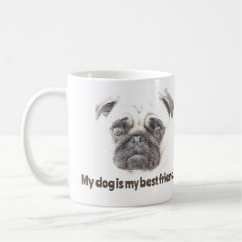 私の犬は私の最高の友達だ。 コーヒーマグカップ
