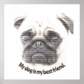 私の犬は私の最高の友達だ。 ポスター (正面)