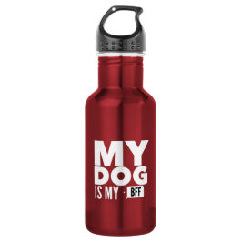 私の犬は私のBFFのステンレス鋼の水差しです ウォーターボトル