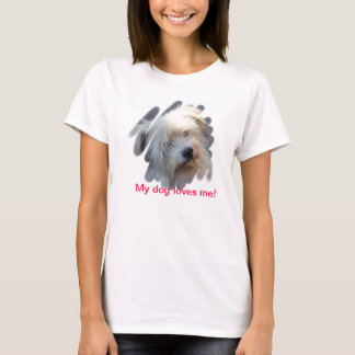私の犬は私を愛します! Tシャツ