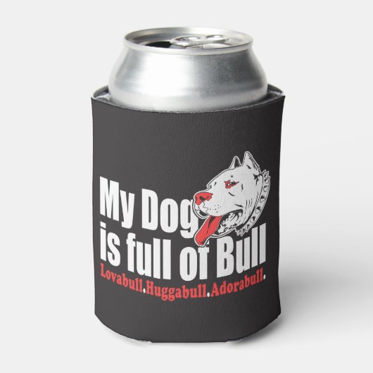 私の犬は雄牛でクールす 缶クーラー (缶正面)