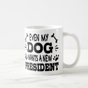私の犬も新しい社長を欲しがっている コーヒーマグカップ