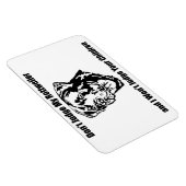 私の犬を判断しない(ロットワイラー) マグネット (右側)