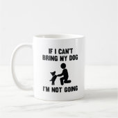 私の犬を連れて行く コーヒーマグカップ (左)